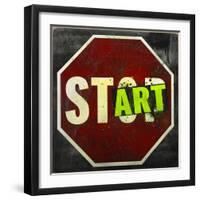 Start-Daniel Bombardier-Framed Giclee Print