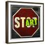 Start-Daniel Bombardier-Framed Giclee Print