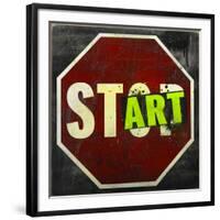 Start-Daniel Bombardier-Framed Giclee Print