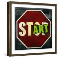 Start-Daniel Bombardier-Framed Art Print