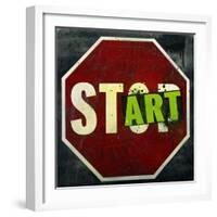 Start-Daniel Bombardier-Framed Art Print