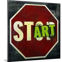 Start-Daniel Bombardier-Mounted Art Print