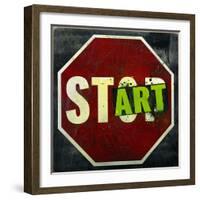 Start-Daniel Bombardier-Framed Giclee Print