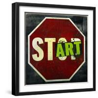 Start-Daniel Bombardier-Framed Giclee Print