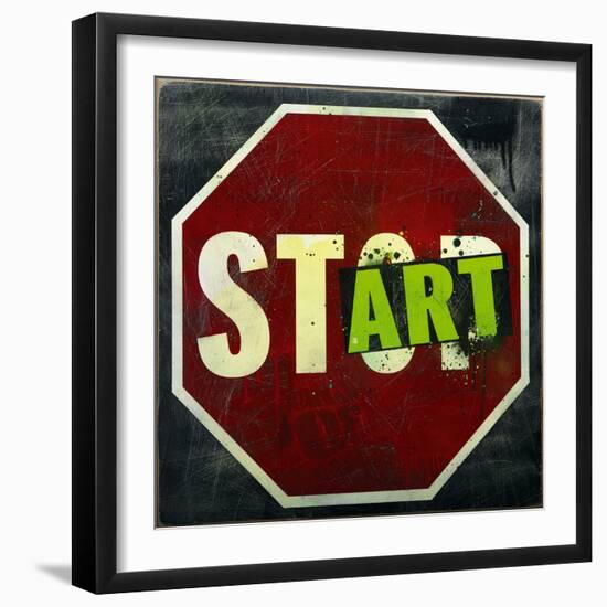 Start-Daniel Bombardier-Framed Giclee Print