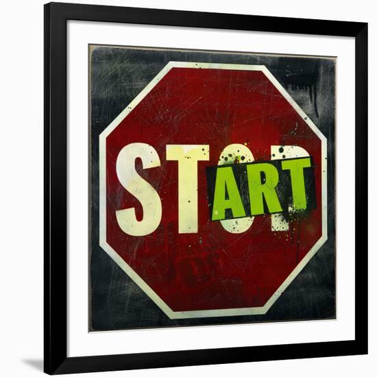 Start-Daniel Bombardier-Framed Giclee Print