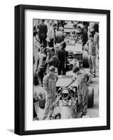 Starting Grid, British Grand Prix, Silverstone, Northamptonshire, 1971-null-Framed Photographic Print