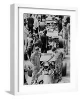 Starting Grid, British Grand Prix, Silverstone, Northamptonshire, 1971-null-Framed Photographic Print