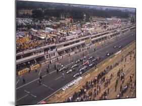 Starting Grid of the 1967 French Grand Prix at Le Mans-null-Mounted Photographic Print