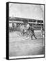 Starting Line of a Penny-Farthing Bicycle Race-George Barker-Framed Stretched Canvas