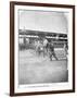 Starting Line of a Penny-Farthing Bicycle Race-George Barker-Framed Photographic Print