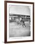 Starting Line of a Penny-Farthing Bicycle Race-George Barker-Framed Photographic Print