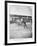 Starting Line of a Penny-Farthing Bicycle Race-George Barker-Framed Photographic Print