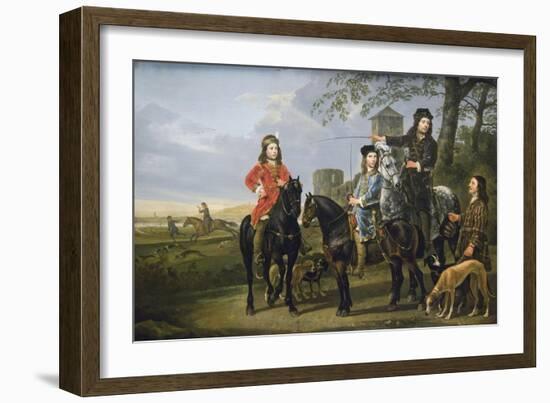 Starting the Hunt-Aelbert Cuyp-Framed Art Print