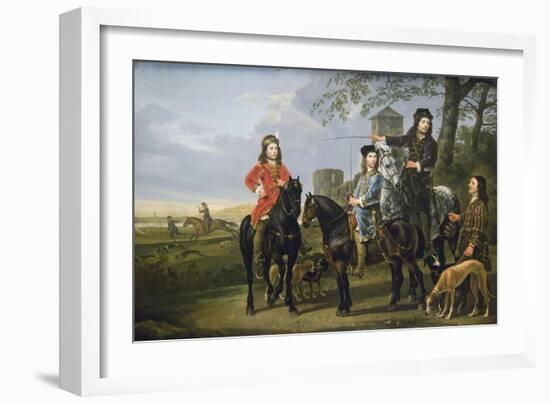 Starting the Hunt-Aelbert Cuyp-Framed Art Print