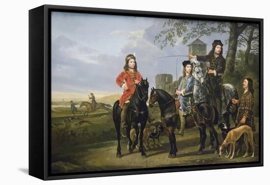 Starting the Hunt-Aelbert Cuyp-Framed Stretched Canvas