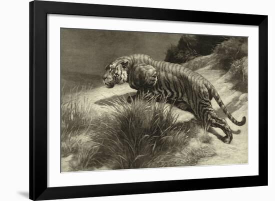 Startled-Herbert Dicksee-Framed Giclee Print