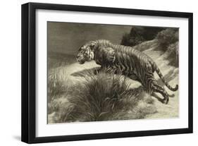 Startled-Herbert Dicksee-Framed Art Print