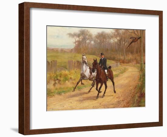 Startled-Thomas Blinks-Framed Giclee Print