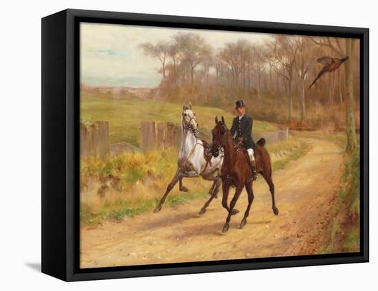 Startled-Thomas Blinks-Framed Stretched Canvas