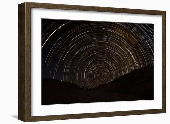 Startrails Near the Brandberg Mountain-null-Framed Photographic Print