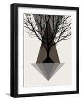 Startree Brown-null-Framed Art Print