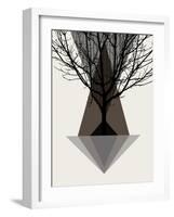 Startree Brown-null-Framed Art Print