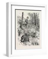 Starts a Pig While Looking for Woodcock, 1884-null-Framed Giclee Print