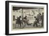 Starving Dogs at a Temporary Cafe in the Grand Square, Alexandria-null-Framed Giclee Print