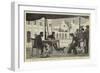 Starving Dogs at a Temporary Cafe in the Grand Square, Alexandria-null-Framed Giclee Print