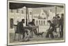 Starving Dogs at a Temporary Cafe in the Grand Square, Alexandria-null-Mounted Giclee Print