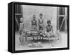 Starving Family in India-null-Framed Stretched Canvas