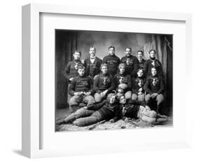 State Agricultural College Football Eleven, 1899 (B/W Photo)-Bradley Bradley-Framed Giclee Print