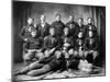 State Agricultural College Football Eleven, 1899 (B/W Photo)-Bradley Bradley-Mounted Giclee Print