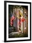 State and National U.S. Flags, Annapolis, Maryland, USA-Christopher Reed-Framed Premium Photographic Print