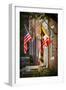 State and National U.S. Flags, Annapolis, Maryland, USA-Christopher Reed-Framed Photographic Print