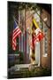 State and National U.S. Flags, Annapolis, Maryland, USA-Christopher Reed-Mounted Photographic Print