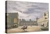 State Arrival of a Royal Visitor, the Quadrangle by Moonlight, Windsor Castle, 1838-James Baker Pyne-Stretched Canvas