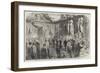 State Banquet Given by the Emperor of the French to the Peace Plenipotentiaries, at the Tuileries-null-Framed Giclee Print