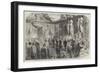 State Banquet Given by the Emperor of the French to the Peace Plenipotentiaries, at the Tuileries-null-Framed Giclee Print