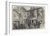 State Banquet Given by the Emperor of the French to the Peace Plenipotentiaries, at the Tuileries-null-Framed Giclee Print