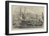 State Barge of the King of Greece Conveying the Royal Party to the Serapis-David Henry Friston-Framed Giclee Print