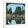 State Barge on the Apple Tree Canal, India, Late 19th or Early 20th Century-null-Framed Giclee Print