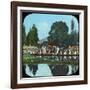 State Barge on the Apple Tree Canal, India, Late 19th or Early 20th Century-null-Framed Giclee Print