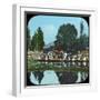 State Barge on the Apple Tree Canal, India, Late 19th or Early 20th Century-null-Framed Premium Giclee Print