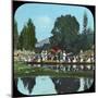 State Barge on the Apple Tree Canal, India, Late 19th or Early 20th Century-null-Mounted Premium Giclee Print