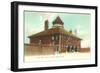 State Bath House, Revere Beach, Mass.-null-Framed Art Print