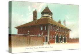 State Bath House, Revere Beach, Mass.-null-Stretched Canvas