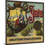 State Brand - Lindsay, California - Citrus Crate Label-Lantern Press-Mounted Art Print