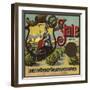 State Brand - Lindsay, California - Citrus Crate Label-Lantern Press-Framed Art Print